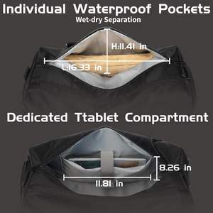 กระเป๋ากีฬากันน้ำสำหรับผู้หญิงผู้ชาย - Product Image 4