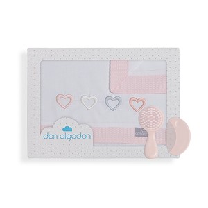 Juego de Ropa de Cama de 3 Piezas en 100% Algodón, Diseño Sólido, Técnica de Tejido - Modelo CUORE - Product Image 1