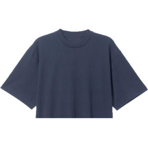 เสื้อยืดแขนสั้นลำลองผู้ชายไซส์ใหญ่ คุณภาพสูง ระบายอากาศได้ดี ปักลายโลโก้ได้ตามต้องการ ด้านหน้า 220gsm ผ้า 100% - Product Image 4