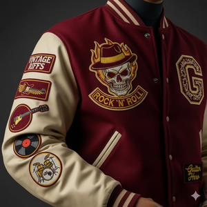 Veste universitaire personnalisée Vestes Letterman personnalisées avec chenille ou broderie simple Logo de l'école d'équipe Commandes uniques en gros - Product Image 1