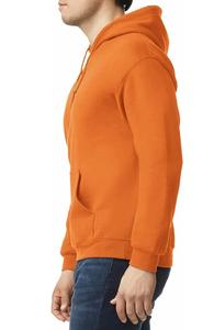 Sudadera con capucha en relieve personalizada de alta calidad para hombres invierno de gran tamaño pesado 100% algodón pulóver Sudadera con capucha ropa de calle sólida - Product Image 4