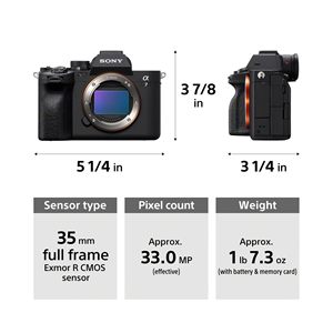 Full-Frame Mirrorless Interchangeable Lens <b>Camera</b> Body Bundle <b>Battery</b> Dual Charger Case Software Suite Memory Card-Video Cameras - Product Image 6