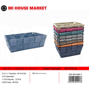 Cestino portaoggetti in Nylon eco-friendly in tessuto a forma di cubo creativo pieghevole 18*14*6 pollici per l'abbigliamento domestico in scatola