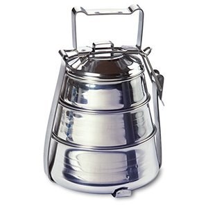 2024 High 4 Tier Stainless Steel Quantity Pyramid Lunchbox Layers Tiffin Container for Sale - Product Image 4