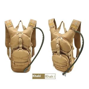 Sac à dos d'hydratation extérieur de luxe kaki en carbone avec réservoir d'eau portable pour le camping, taille unique, en nylon imperméable - Product Image 1