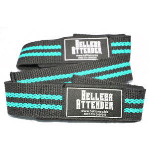 Muñequeras de algodón de 21,5 \ "de longitud 1,5 \" con muñequeras de apoyo suaves de neopreno acolchadas transpirables correas de elevación - Product Image 5