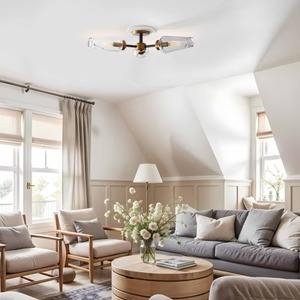 Cadenza Flush Mount Ceiling <b>Light</b> Elegant Modern Sleek Design with <b>LED</b> Soft Ambient Glow for Living Rooms <b>Hallways</b> Bedrooms - Product Image 2