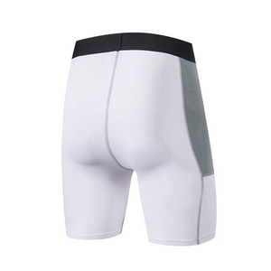 Shorts de compression pour hommes OEM, shorts de course, collants respirants, shorts de fitness pour l'entraînement avec poches pour téléphone, shorts de fitness pour hommes - Product Image 2