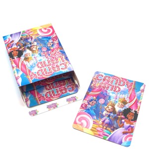 Custom 3.5g Mylar Three Side Seal Zipper Bag <b>Box</b> with Internal Printing Child Moisture Proof for Sushi Pet Food Edible Packaging - Product Image 2