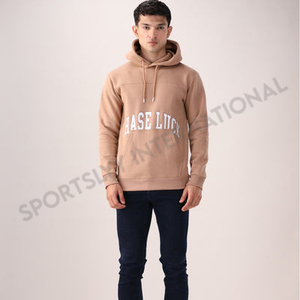 Sudaderas con capucha cálidas de invierno de alta calidad para hombre, sudaderas con capucha de lana de algodón con estampado sólido personalizado y bordado - Product Image 5