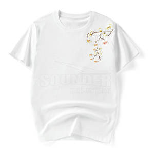 Camiseta bordada de mejor diseño para hombre Tallas grandes Color personalizado 100% Material de algodón con logotipo frontal-Precio razonable - Product Image 1