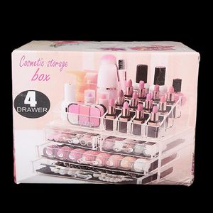 Acrylic Cosmetic <b>Makeup</b> Organizer Storage <b>Box</b> - White - Product Image 4
