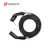 Adaptateur de charge pour véhicule électrique 32A, connecteur EV Type 2 vers Type 2, matériau PVC pour véhicules