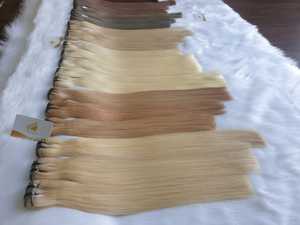 Extensions de cheveux vierges non traités, naturels, lisses et ondulés, Remy, cheveux vietnamiens bruts, cuticules alignées, 8-32 pouces, 100 grammes, tissage doux - Product Image 4