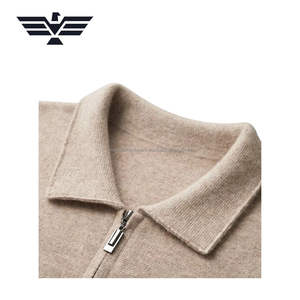 Veste polaire unisexe de haute qualité, décontractée, zippée, couleur unie, respirante, légère, pull d'hiver, logo sur le devant - Product Image 6