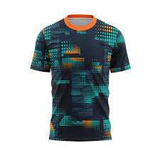 Jersey deportivo de manga corta para hombre, Jersey de cuello redondo de alta calidad con diseño de logotipo personalizado, precio al por mayor - Product Image 6