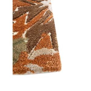 Tapis Hacienda en laine et viscose tuftés à la main, couleur ivoire, épaisseur 10 mm, motif floral rayé abstrait, rectangulaire, pour la maison, le salon, le couloir - Top-291 - Product Image 4