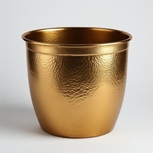 Hosepot antiguo de latón dorado pulido rústico de primera calidad perfectamente diseñado para una elegante decoración de jardín interior de temporada - Product Image 1