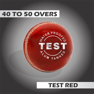 บอลคริกเก็ตหนังสีแดงคุณภาพระดับมืออาชีพสำหรับกองทหารโรมันลูกบอลคริกเก็ตทนทาน - Product Image 3