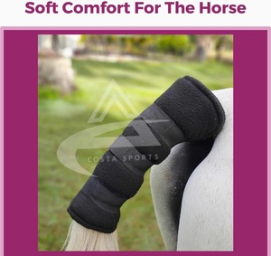 Forro polar de 300GSM, protector de cola de caballo totalmente ajustable, forro polar sostenible con relleno de espuma, producto de ropa de caballo de alta comodidad - Product Image 5