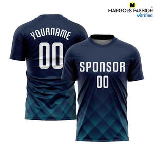 Camiseta de Fútbol Personalizable y Transpirable de Manga Corta para Hombre y Mujer, Ropa Deportiva Personalizada con Nombre, Logotipo del Equipo y Número, Servicio OEM - Product Image 2