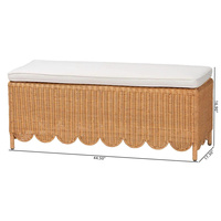 Neue Kollektion Natürliche Handgefertigte Rattan-Bank für Heim & Hotel mit Modernem Design Hergestellt in Vietnam Großhandel