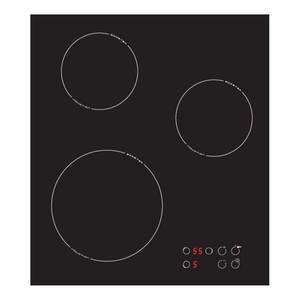 Placa de Inducción de 3 Zonas Negra de 45 cm, Electrodoméstico de Cocina Elegante y Moderno - Product Image 1