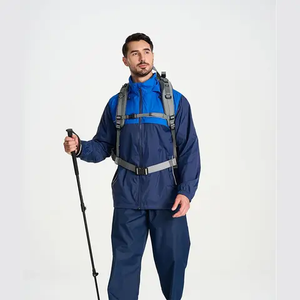 Chaqueta Impermeable para Exteriores, Transpirable, con Capucha, Cortavientos, Ligera y Plegable para Senderismo - Product Image 5