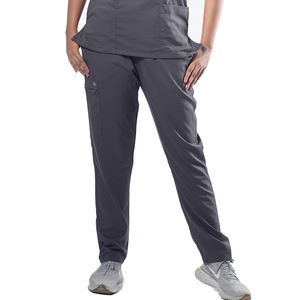 Taille haute femmes décontracté gommage pantalon soins infirmiers hôpital uniforme femme haut gommage ensembles Cargo pantalon vêtements de travail costume - Product Image 6