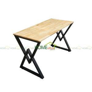 BNVCN78003-1m X 60cm Rubber Wood <b>Computer</b> <b>Desk</b> with Diamond-Shaped Legs Assembly Required - Product Image 1