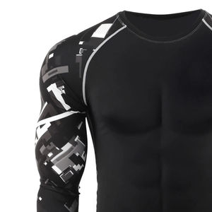 Offre Spéciale taille personnalisée et couleur entraînement Rash Guard vente en gros à manches longues derniers hommes Rash Guard avec toutes les tailles disponibles - Product Image 4