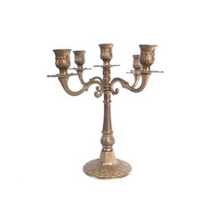 Meilleure vente, candélabre en aluminium fait à la main de qualité, support disponible, centres de table en métal imprimés personnalisés pour mariages, décoration intérieure - Product Image 3