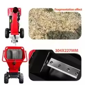 Certificado Ce comercial 15HP Máquina trituradora astilladora de madera de servicio pesado diesel hidráulico de gran capacidad - Product Image 5