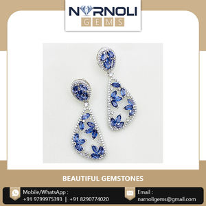 Pendientes de plata de ley para mujer con circonita y ónix verde tachonados a precio de mercado - Product Image 3