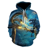 Sudadera con capucha de diseñador para hombre, ropa de moda con estampado 3D, chándal personalizado, Anime, sublimación
