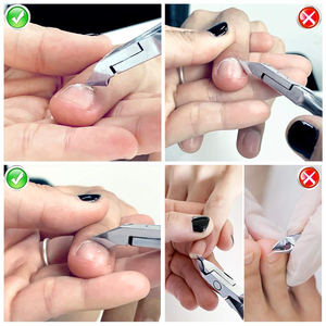 1Pcs Multipurpose Nail Cuticle Scissors Stainless Steel Manicure Pedicure <b>Tools</b> Portable <b>Exfoliating</b> Trimmer Nipper - Product Image 5