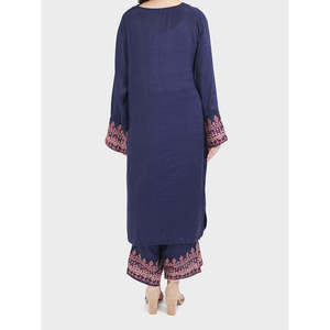 Ensemble de costume deux pièces en coton à points de filet pour femmes AISLING - Product Image 3