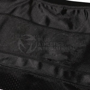 Camiseta de fútbol americano Game Fit con hombro en relieve y logotipo del equipo Camiseta de fútbol americano personalizada - Product Image 3