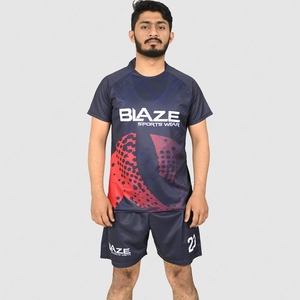 Uniformes de Fútbol Personalizados al por Mayor, Conjuntos 100% Poliéster de Secado Rápido y Transpirables para Hombre, Equipaciones de Fútbol con Logotipo Personalizado - Product Image 1