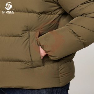 Manufacturer <b>Bubble</b> Men Thick Down Lightweight <b>Coats</b> Custom Printing Logo Winter Luxury Plus Size Plain Puffer Jacket - Product Image 5