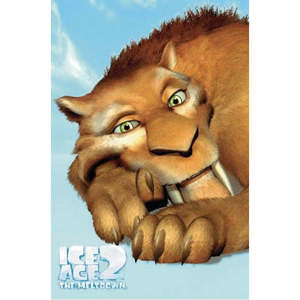 Postcard Ice Age 2-the Meltdown <b>A4</b> Folded Paper Handmade Simple Style for Valentine's Day Christmas Birthday Business Welcomed - Product Image 1