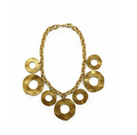 Collier en alliage de laiton et pendentif, chaîne en cuivre de 24 pouces, au prix le plus bas et artisanat indien