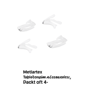 Metaltex <b>Tablecloth</b> Clips Pack of 4-Table Decoration Accessories - Product Image 3