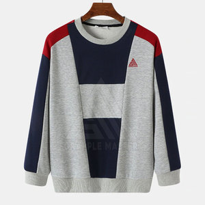 Sudaderas superventas para hombre, cuello redondo de alta calidad, diseño personalizado, teñido liso con logotipo personalizable para el invierno - Product Image 1