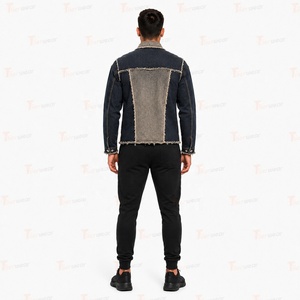 <b>Men</b>’s Denim <b>Jacket</b> Wholesale Supplier Custom Blue Washed Denim <b>Jackets</b> for <b>Men</b> Vintage <b>Trucker</b> <b>Jacket</b> Casual Streetwear Workwear - Product Image 5