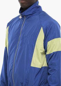 2025 personnalisé hommes Jogging léger à capuche coupe-vent couleur bloc Nylon survêtement avec tissu Polyester imperméable - Product Image 4
