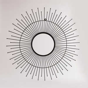 Miroir mural rond argenté moderne de luxe élégant La couleur personnalisée offre un design unique sert une pièce décorative fonctionnelle - Product Image 1