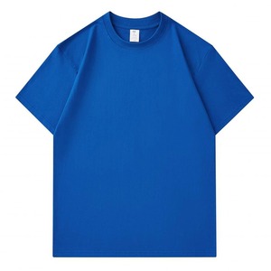 เสื้อยืดผ้าฝ้าย100% หนักใส่ได้ทั้งชายและหญิงเสื้อยืดโอเวอร์ไซส์พรีเมียมพร้อมโลโก้พิมพ์ลายด้านหน้าเสื้อผ้าพรีเมียมของผู้ชายขนาดใหญ่พิเศษ - Product Image 6