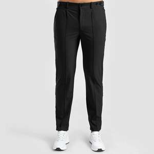 Pantalon décontracté noir GAI pour filles, taille mi-haute, coupe droite, respirant et infroissable, ajustement régulier - Product Image 2
