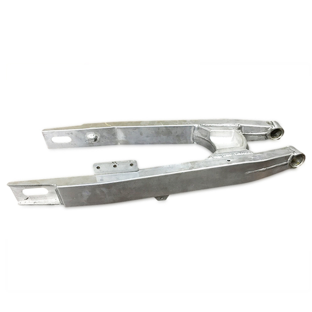 Custom Aluminum Alloy Silver Motorcycle Rear Swing Arm Hand Welded Fork Suspension Assembly Off-road Retrofit/Upgrade ISO 9001